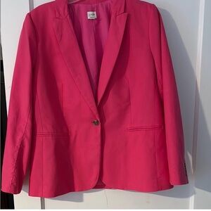 J. Crew Vibrant Pink Blazer
